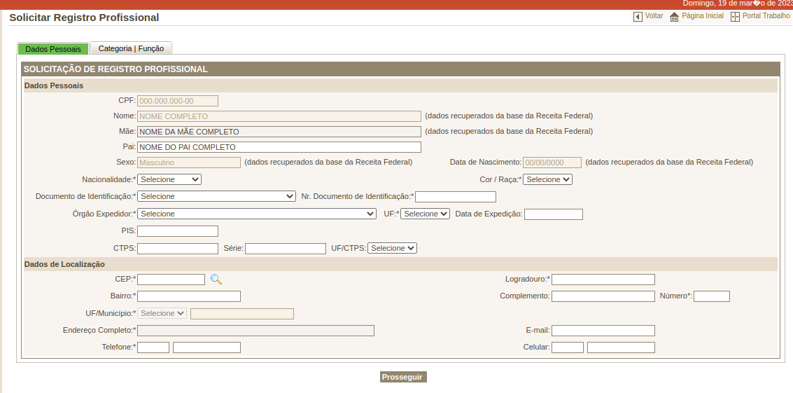 Parte 2 Solicitação SIRPWEB